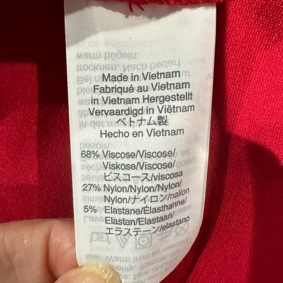 J. Crew Red Long Sleeve Stretch Ponte Knit Sheath Dress - Picture 8 of 8